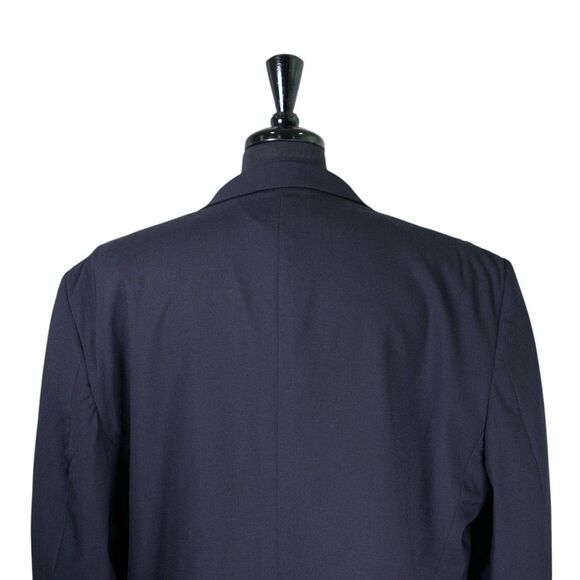 Jos. A. Bank Mens Blazer 48L Navy Blue Wool Sport Coat Traditional Fit Jacket - Picture 9 of 10